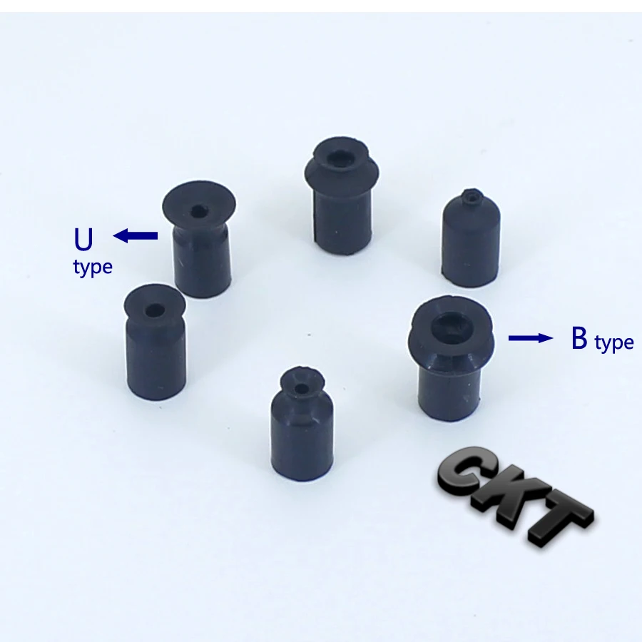 10PCS ZP series vacuum pad 06/08BS/N diameter 06mm/08mm bellows type sucker rindustrial nozzle nitrile rubber silicone material |