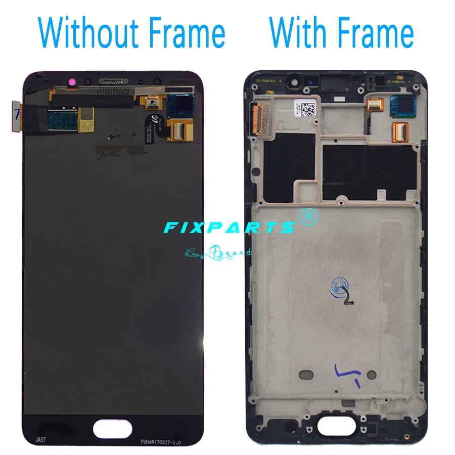 5 7 ''AMOLED экран Meizu pro 6 plus ЖК + сенсорная панель дигитайзер с рамкой Pro Plus LCD