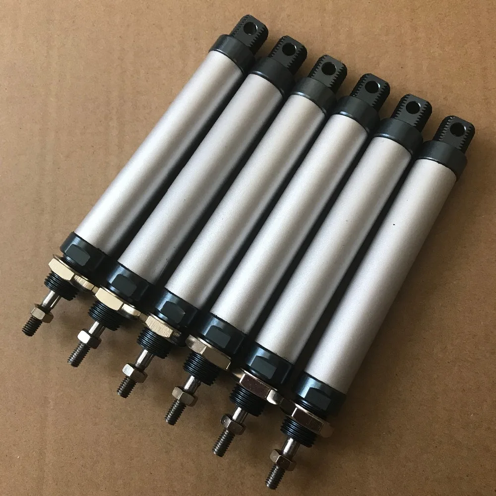 

Bore 16/20/25/32/40mm Stroke 25/50/75/100 200 225 250 275 300 MAL Series Mini Air Pneumatic Cylinders Compressed Air Cylinder