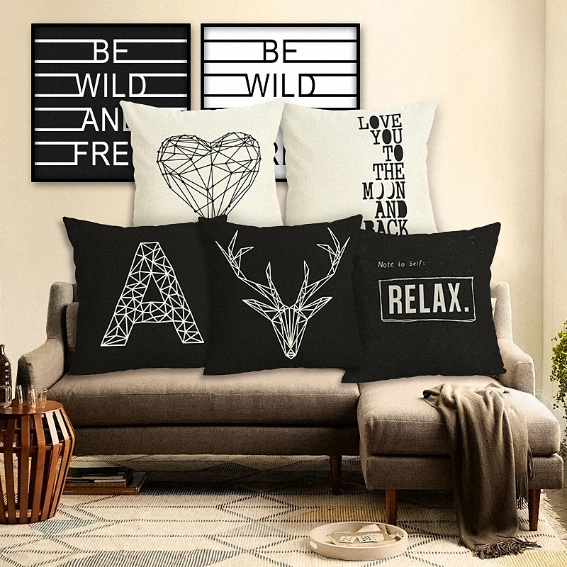 2016 высокое качество модный стиль подушка для дома декоративная дивана хлопковая