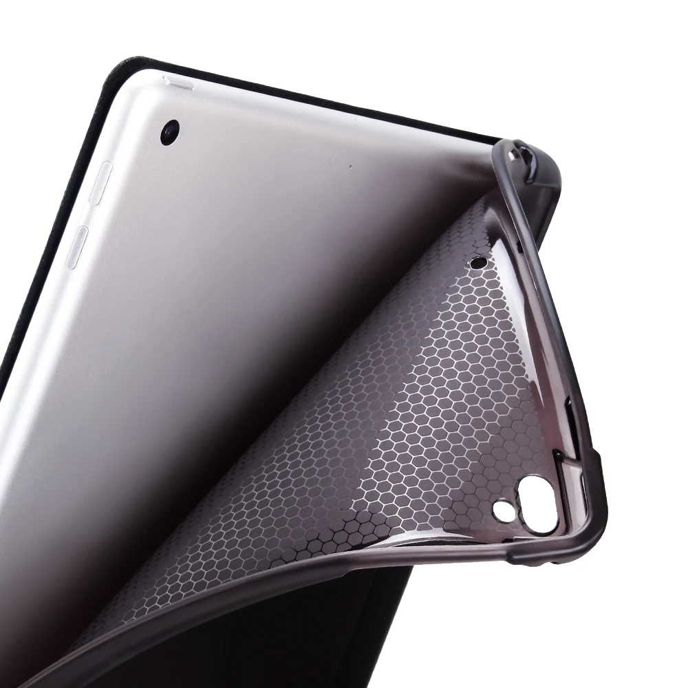 Умный чехол для iPad 2018 9 7 дюйма с держателем карандашей силиконовый мягкий Air 2 / 1 2017