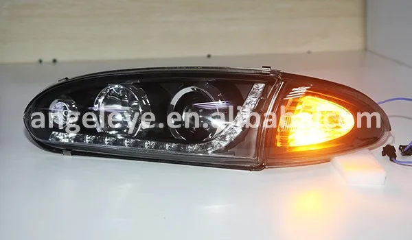 1992 год для Proton Wira светодиодный Head Lamp Black Houing YZ | Автомобили и мотоциклы