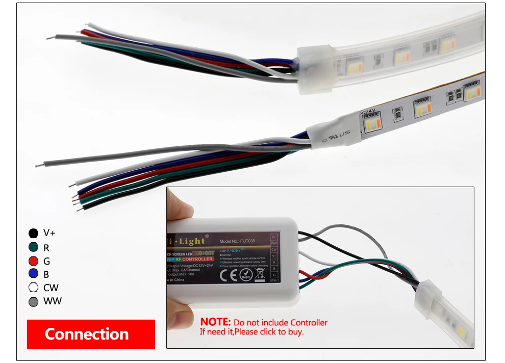 Цветная(RGB+ CCT Светодиодные ленты света 5050 60 Светодиодный s/M DC12V 5 в 1 чипы CW+ RGB+ WW гибкие светодиодные полосы, 5050 Водонепроницаемый/без Водонепроницаемый