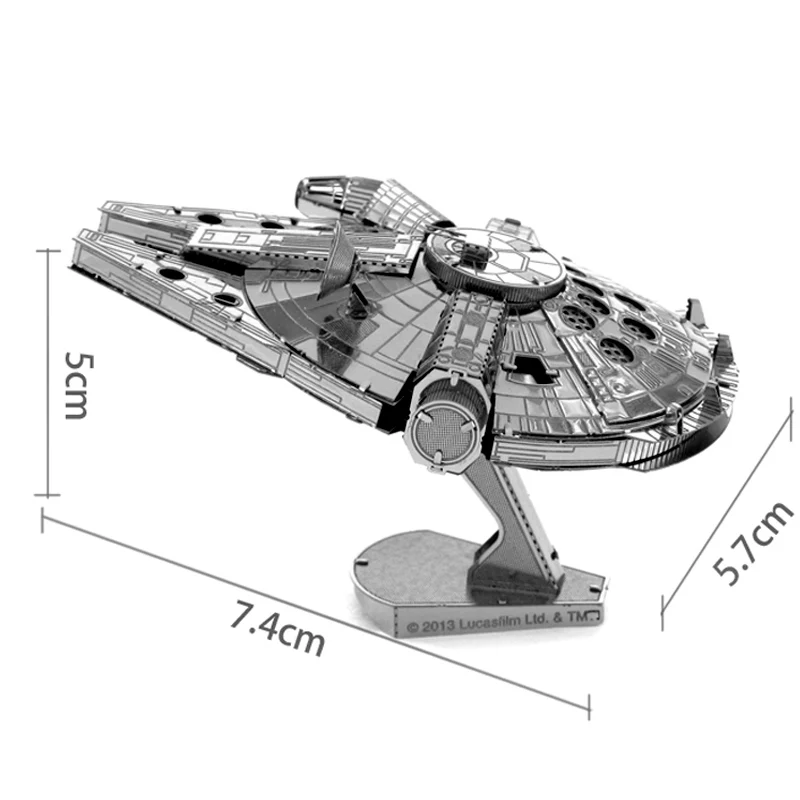 Новый творческий Звездные войны 3D головоломки 3d-модели металла DIY Звездный