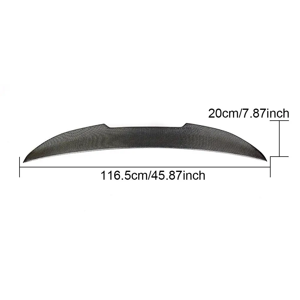 Rear Spoiler for BMW 3 Series E46 Base Coupe M3 2-Door 1998-2005 Carbon Fiber Trunk Lip | Автомобили и мотоциклы