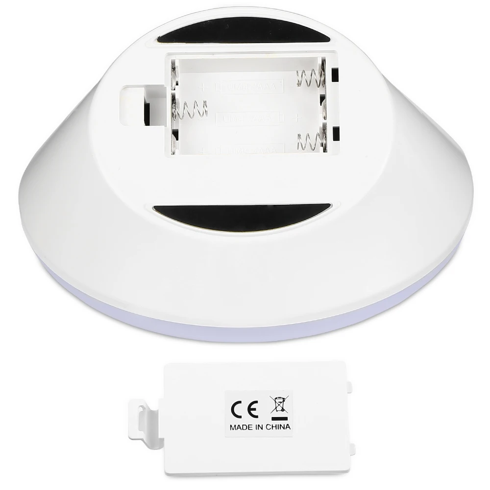 Новый светодиодный зеркальный будильник сенсорный экран отображение