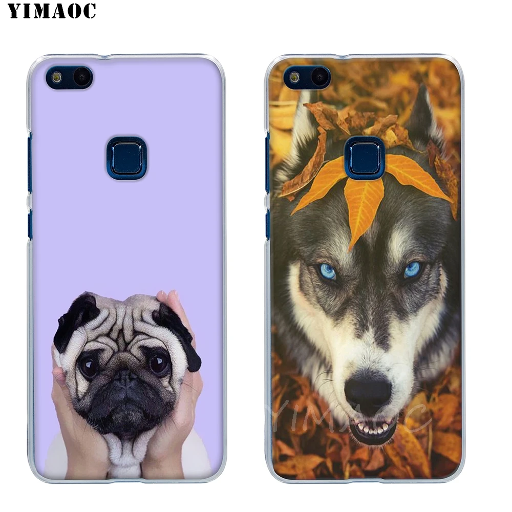 YIMAOC Cute dog cat Soft TPU Cover for Huawei Honor 6A 7X 7A Pro 8C Mate 10 Note 9 Lite Y6 Y9 Y7 Prime 2018 Cases |