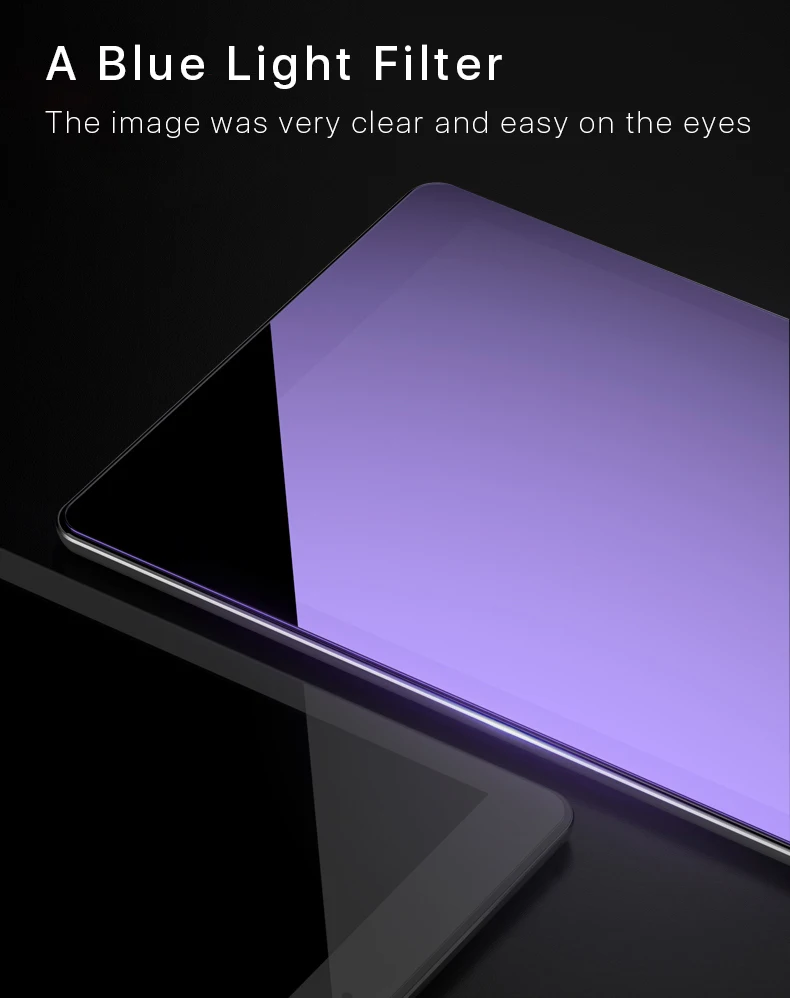 0,3 мм Защитная пленка для экрана Apple iPad Air Air2 Pro 9,7 10,5 дюймов ультратонкая 3D Arc 9 H пленка из закаленного стекла с синим световым фильтром