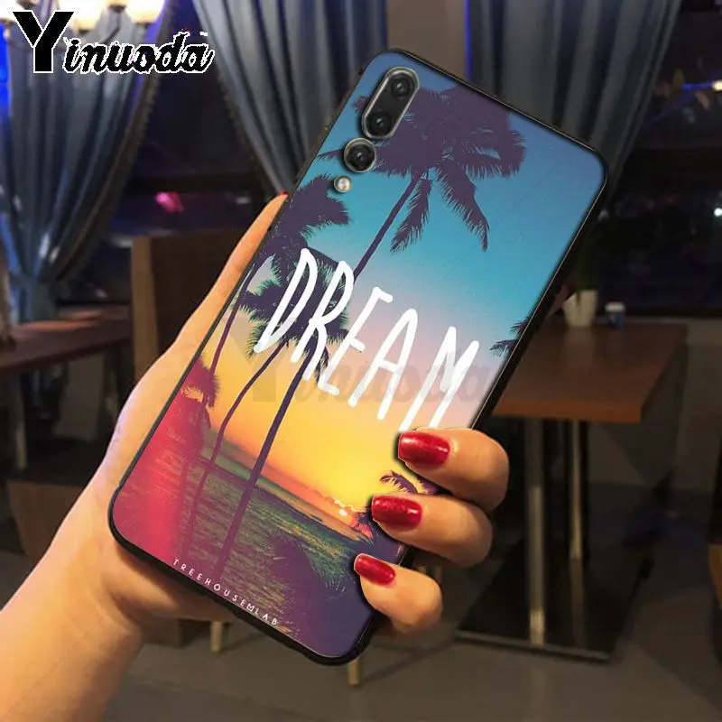 Yinuoda Летний чехол для телефона с голубым небом и пляжем Huawei nova 3i P20Lite P10 Plus Mate10 Mate20