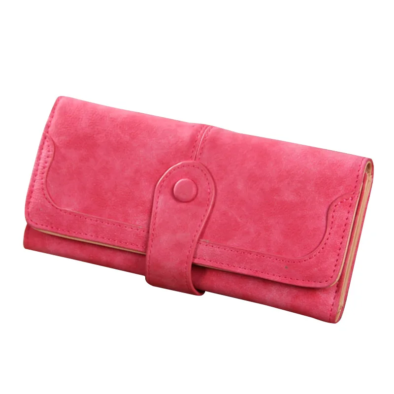 Корейский кошелек карамельного цвета из матовой кожи для девушек Модный женский