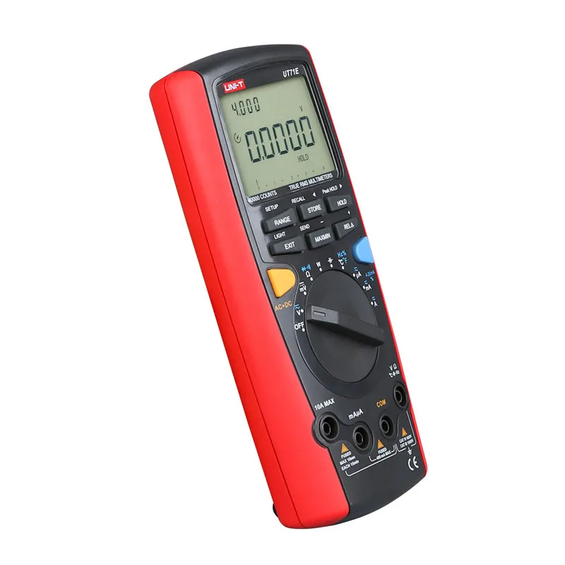 UNI T UT71A Цифровой мультиметр Ture RMS AC DC метр Вольт Ампер Ом Емкость Temp тестер
