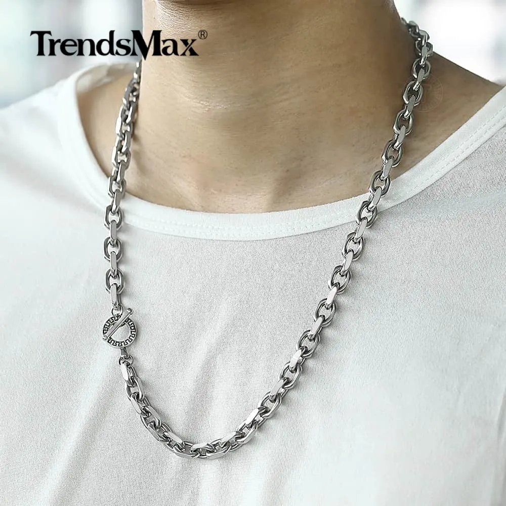 Цепочка из звеньев ожерелье для мужчин и женщин нержавеющей стали тумблер