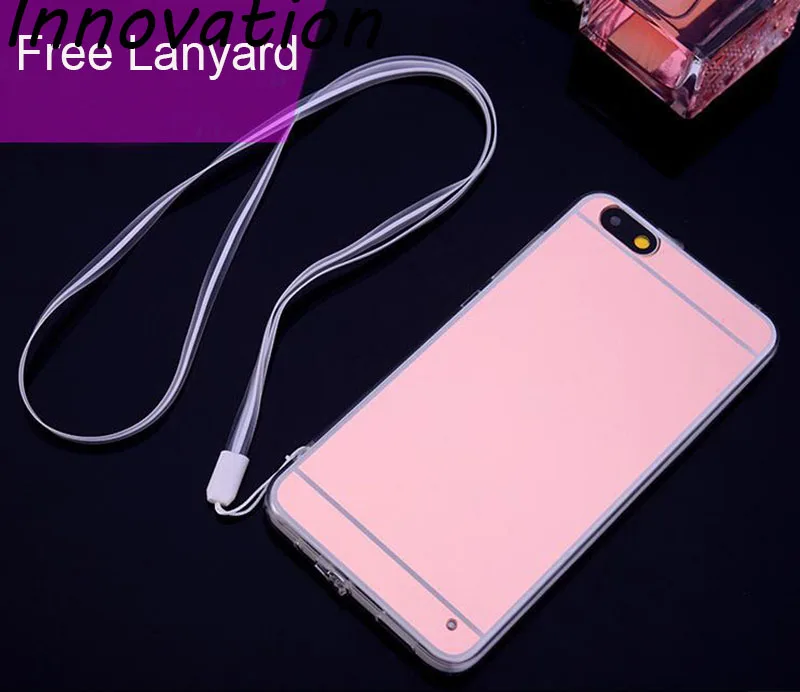 

For Huawei Honor 4A 4X 5A 5X 6A 6X V8 V9 Mate 8 9 Case Luxury Ultra Thin Love Gold Ring Holder Bling Mirror Protection Cover