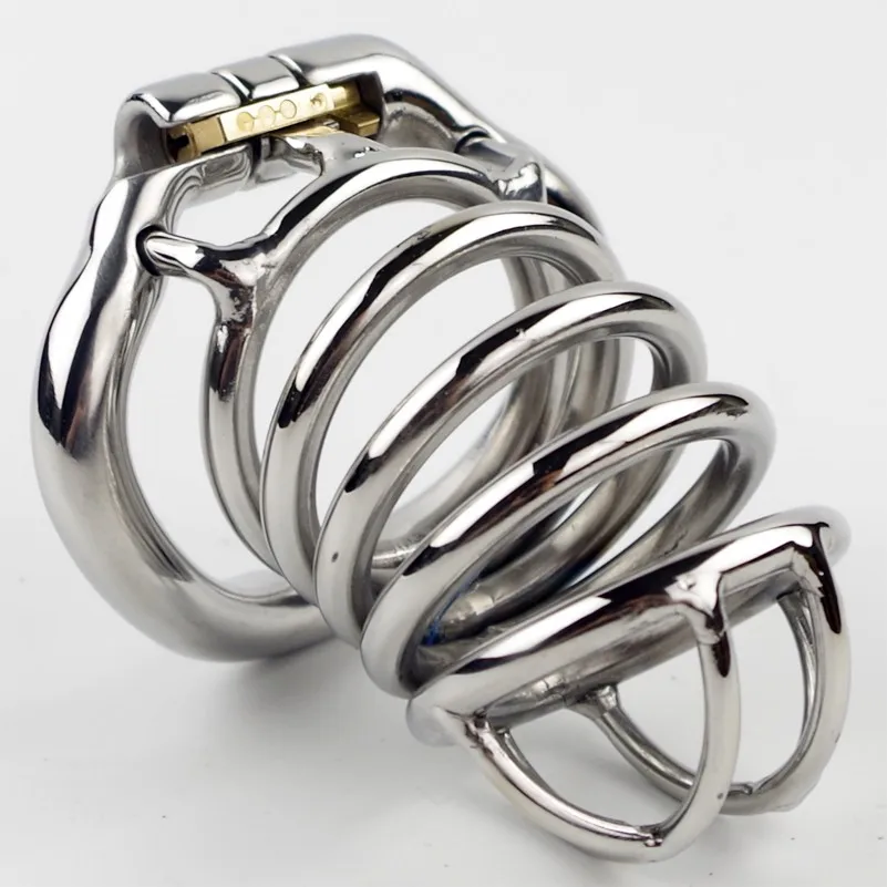 Нержавеющая сталь Пояс верности для мужчин фиксатор пениса устройство Размер L