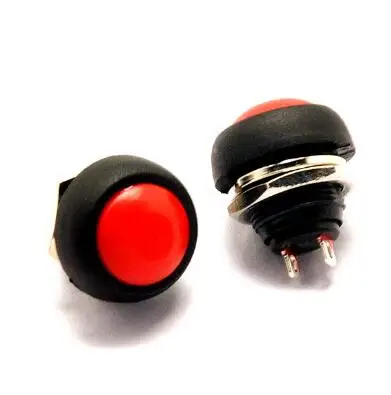 Черный/красный/зеленый/желтый/синий 12 мм Водонепроницаемый Мгновенный кнопочный
