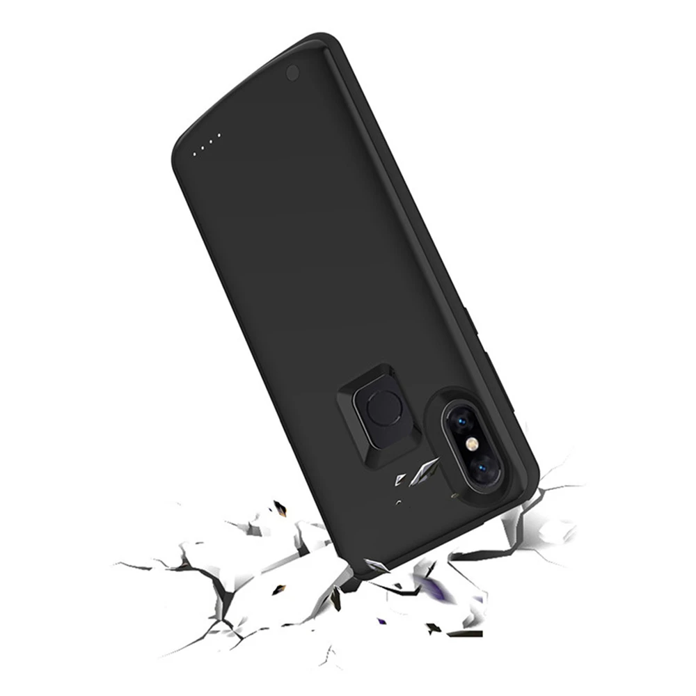 KQJYS 6500mAh Портативный чехол с зажимом на заднюю часть батареи, запасной Мобильный Внешний аккумулятор, чехол для быстрой зарядки Xiaomi MIX 3 power Bank Box