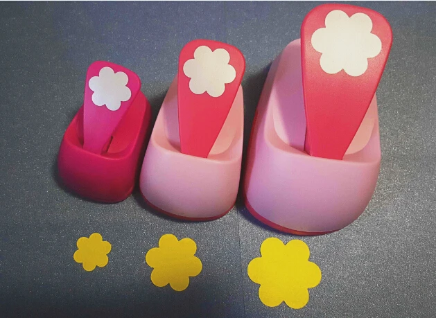 Дырокол в форме цветов для скрапбукинга школьный из ЭВА 5 см 3 8 2 бесплатная