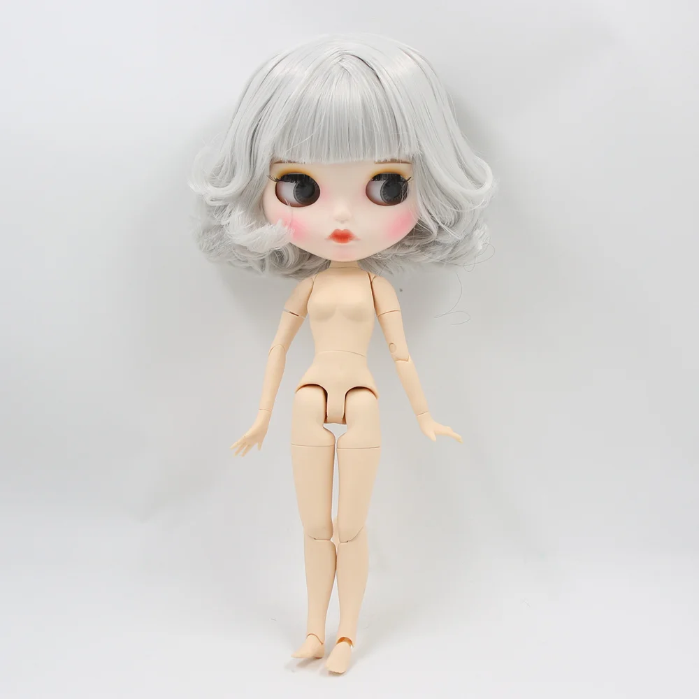 Кукла Blyth ICY DBS с белой кожей шарнирное тело новое матовое лицо Милые серые