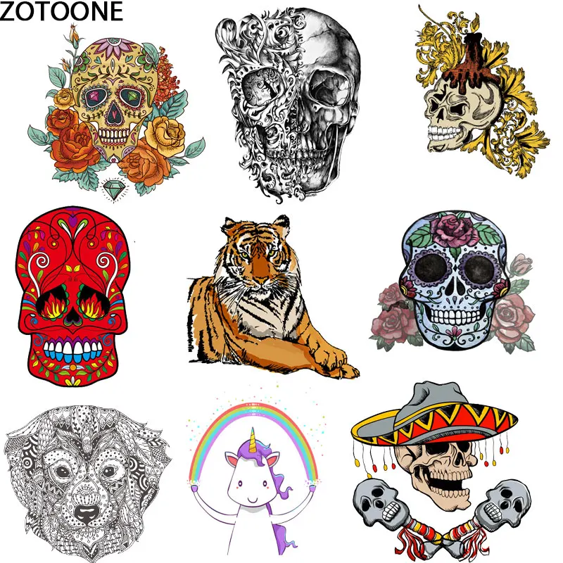 

iron on transfer Shantou cartoon heat transfer pattern stickers for clothing diy patch unicorn patch thermal press applique D