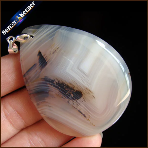 Мужские ювелирные изделия горка крупные натуральные камни подвеска ожерелье