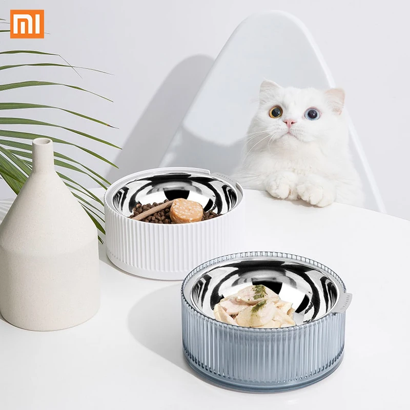 Xiaomi миска для собак из нержавеющей стали питомцев щенков кошек питья воды