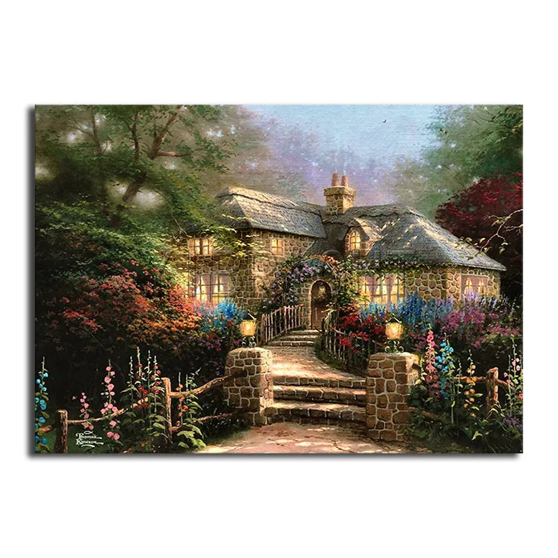 Полноразмерная Алмазная вышивка крестиком цветы фиолетовый алмазная 3D картина