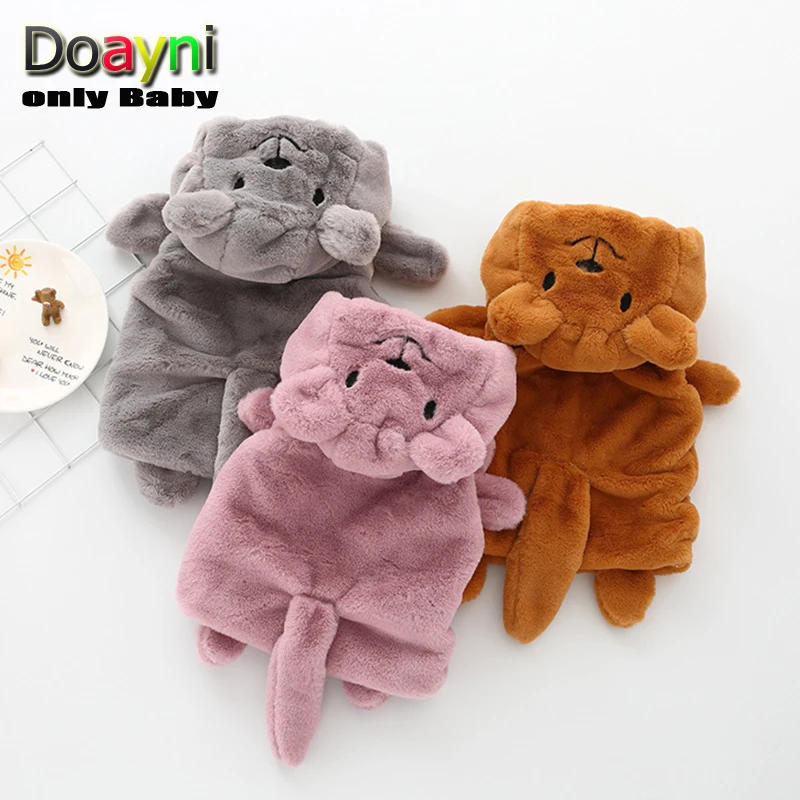 Doayni/Новинка детский жилет с капюшоном и рисунком медведя толстый теплый