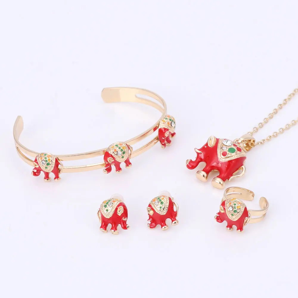Детский Ювелирный Комплект из колье и серёг с кристаллами|children jewelry set|fashion setjewelry