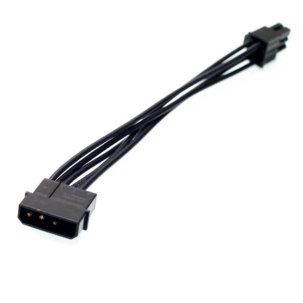 Кабель питания Molex Male с 6 контактным штекером и 4 разъемом PCI e видеокарта разъем D