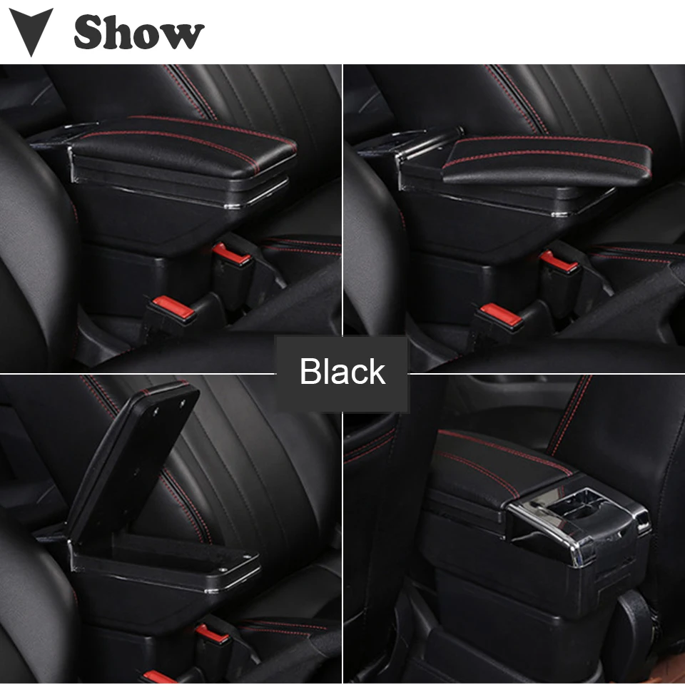Автомобильный подлокотник, Модифицированная коробка для Volkswagen VW Jetta MK6 Santana, аксессуары 2013, USB подстаканник, пепельница для хранения