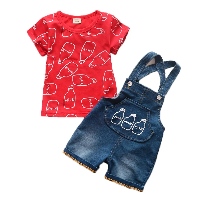 BibiCola Summer Baby Boy Clothes Set Children Clothing Sets Products Tops+Shorts 2PCS Tracksuit Kids Boys |