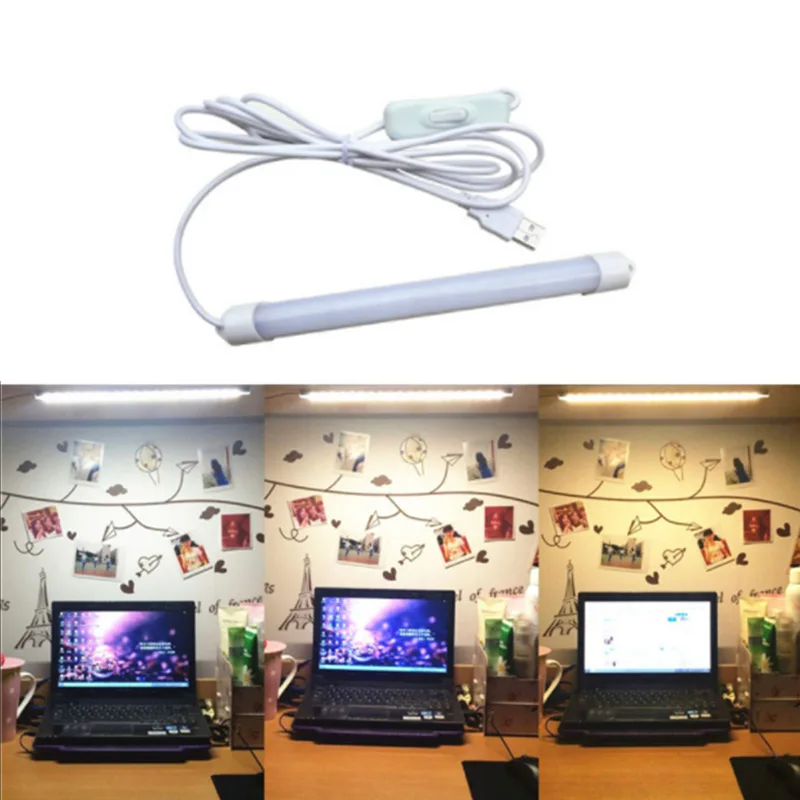 5 В USB 2 м светодиодная полоса Светодиодная настольная лампа для прикроватной