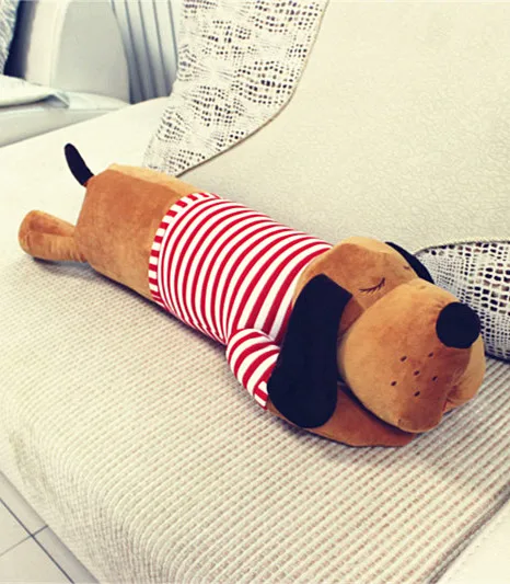 Спящая мультяшная собака кукла плюшевая игрушка для детей подарок на день