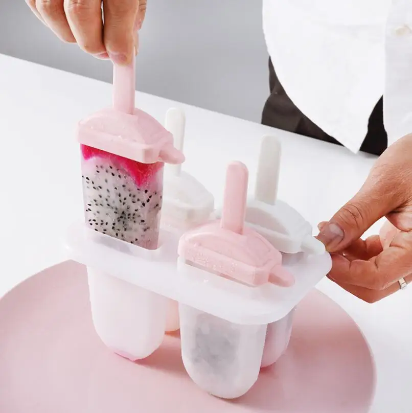 Форма для мороженого с 4 полостями формы сделай сам форма льда десертов формочкой