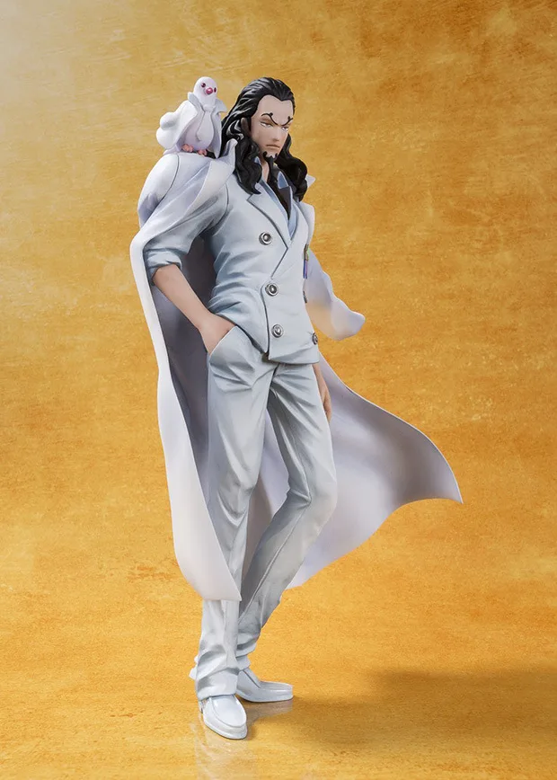 Аниме 16 см One Piece CP9 Rob Lucci Rucchi Gold Ver Luffy's Enemy PVC фигурка модель коллекционные