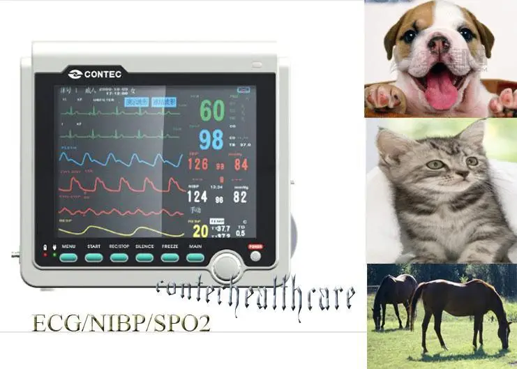 CONTEC CMS8000 CE FDA TFT 12,1 'портативный монитор пациента в отделении интенсивной терапии мульти параметр SPO2+ NIBP+ PR+ TEMP+ RESP