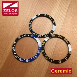 38 мм керамический ободок RLX для часов, вставка для часов, с вечным временем GMT-Master II 116718LN 116710LN
