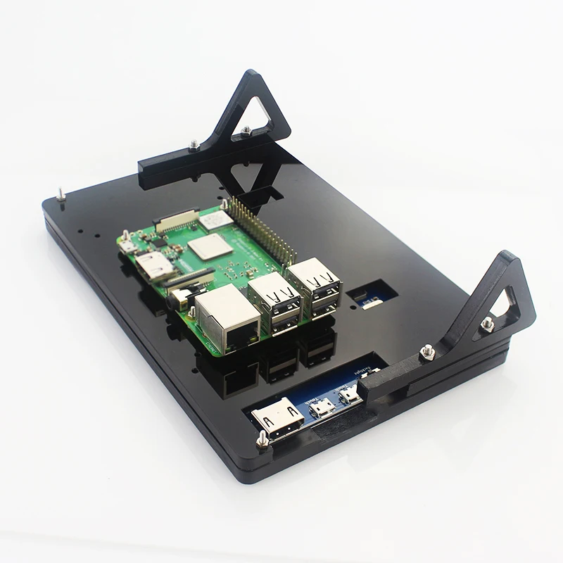 Акриловый держатель для Raspberry Pi 4 акриловый чехол только 7 дюймового экрана