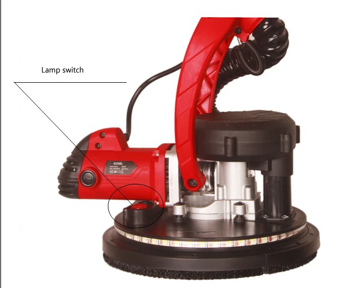 2016 Telescopic electric 220v environmental vacuuming lightweight sand wall machine grinding machine grinder sander
