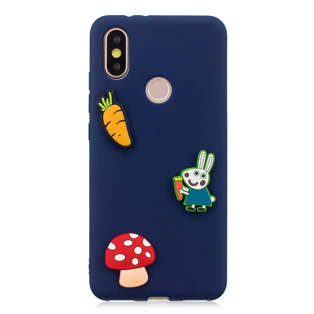 Силиконовый чехол с цветами для телефона Xiaomi Redmi S2 милый мягкий из ТПУ