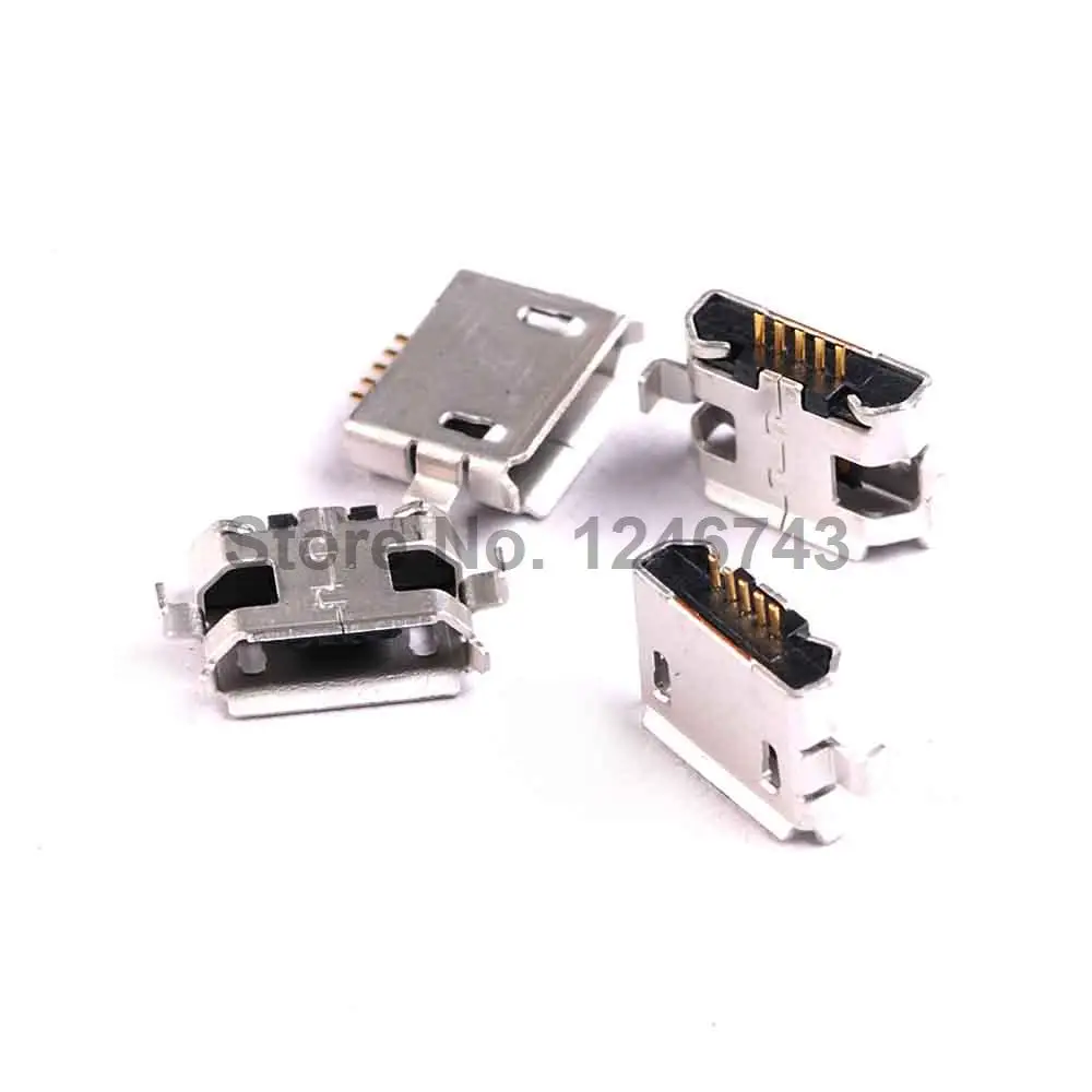 30 шт раковина 5Pin Micro USb Jack Совершенно новый для M1s/Lenovo/Huawei/ZTE/... Зарядный порт