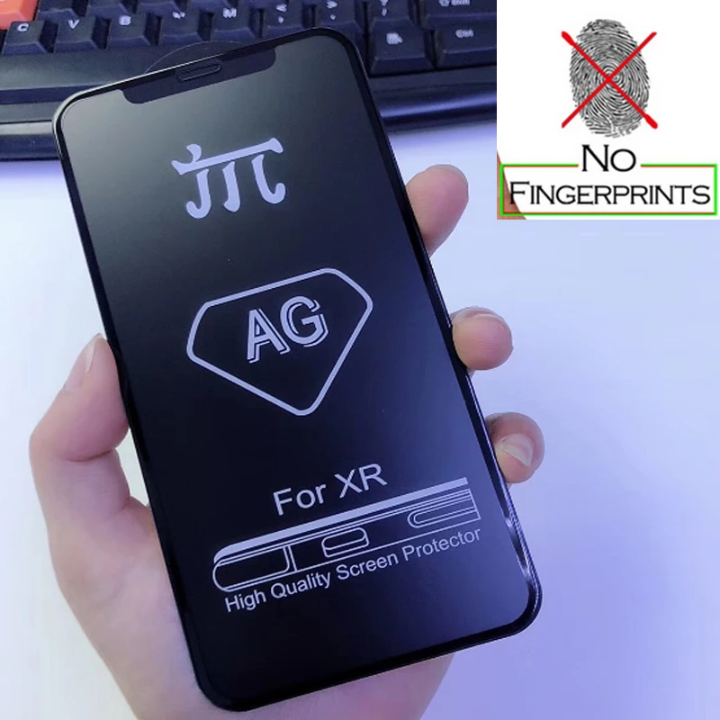 Матовое закаленное стекло 9H с полным покрытием для iPhone X XS MAX XR 8 7 6s 6 Plus 7Plus 10 шт.