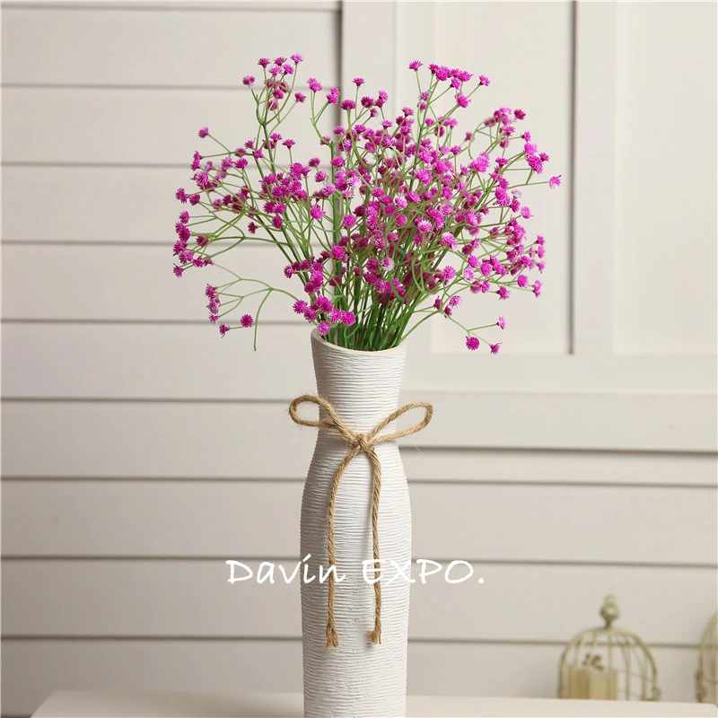 

100 Heads Artificial Flowers False Baby's Breath Gypsophila Wedding Decoration Birthday DIY Photo Props Flower Heads Branch