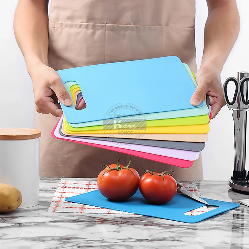 KONCO Пластиковые Разделочные доски для продуктов, доски для классификации на открытом воздухе, для кемпинга, для овощей, фруктов, мяса, для резки хлеба, Разделочные Блоки