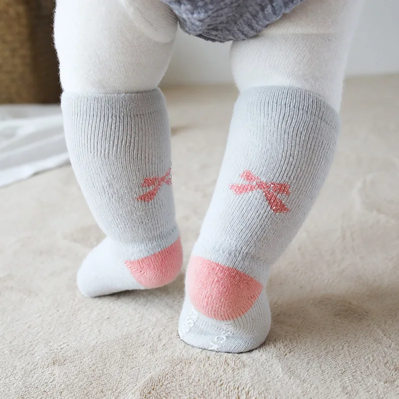 3 Pairs/Lot Cute Cartoon Kids Socks Autumn Winter Warm Cotton Breathable Baby Boys Girls Children Long For 0-5Years | Мать и ребенок