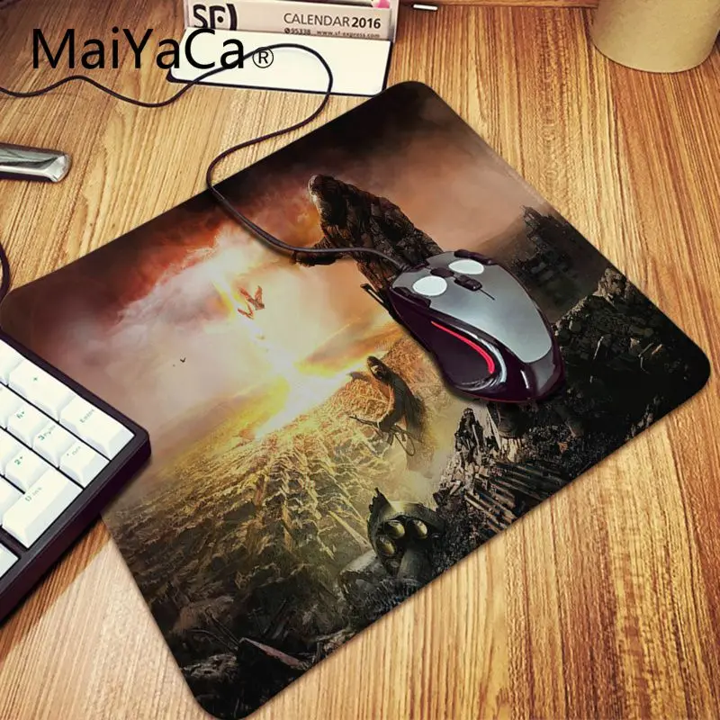 Maiyaca, винтажный крутой коврик metro 2033, резиновый коврик для мыши, игровой коврик для ноутбука, компьютера, игровой коврик, большой коврик для мыши, геймерский коврик для мыши - Цвет: Lock Edge 18x22cm