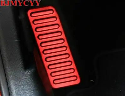 BJMYCYY для Ford Mustang 2015 2016 2017 металлическая левая ножная педаль панель Крышка ободок