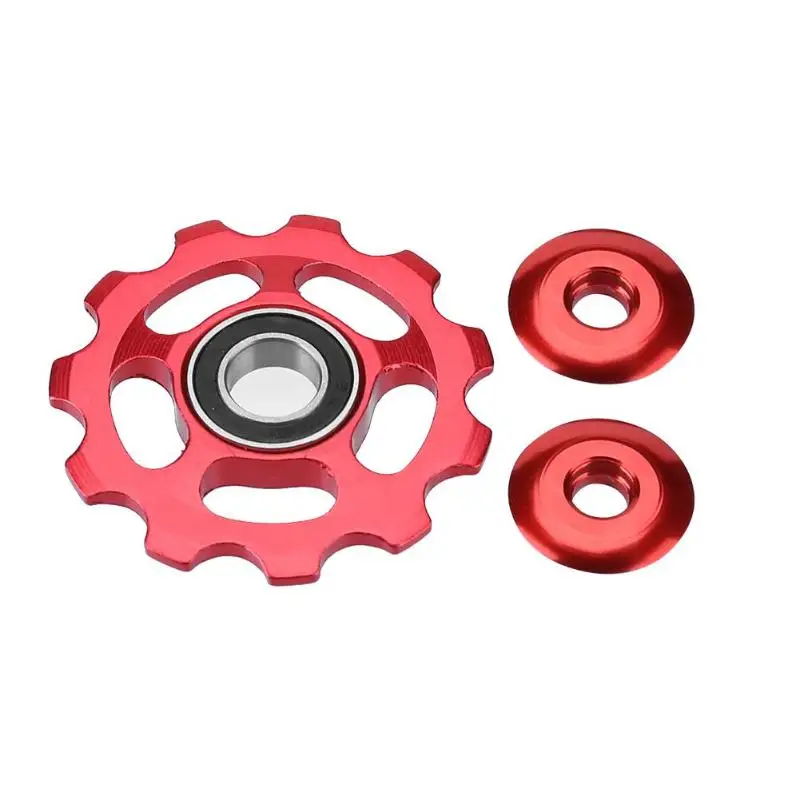 Алюминиевый сплав для улицы MTB велосипеда керамический подшипник Jockey 11T колеса заднего переключателя шкивы ЧПУ дорожный велосипед направляющий ролик часть велосипеда