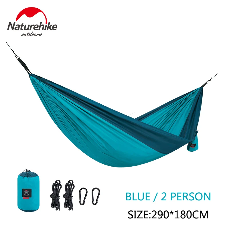 

Naturehike 1 Person 2 People Outdoor Hammock Swings Hanging Tent Portable Sleeping Bed Ultralight Single Double Camping Hammock