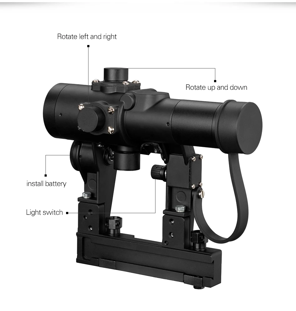 FIRE WOLF SVD 1x24 Red Dot прицел для охоты Recoil устойчивый прицел Jacht прицелы страйкбол рефлекторный прицел